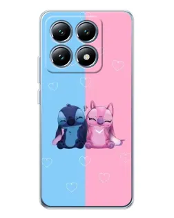 Чехол для Xiaomi 15 Pro с картинкой «Stitch и Angel Love» Чехол для Xiaomi 15 Pro с картинкой «Stitch и Angel Love»