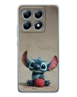 Чехол для Xiaomi 15 Pro с картинкой «Стич на коричневом фоне» Чехол для Xiaomi 15 Pro с картинкой «Стич на коричневом фоне»