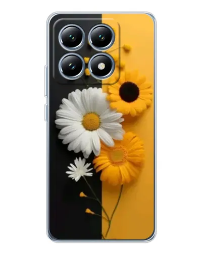 Чохол для Xiaomi 15 Pro з картинкою «Соняшник та ромашка»
