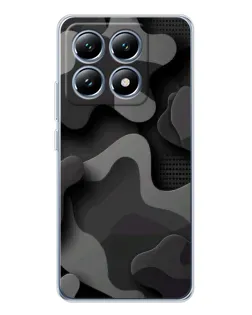 Чехол для Xiaomi 15 Pro с картинкой «Темный абстрактный камуфляж» Чехол для Xiaomi 15 Pro с картинкой «Темный абстрактный камуфляж»