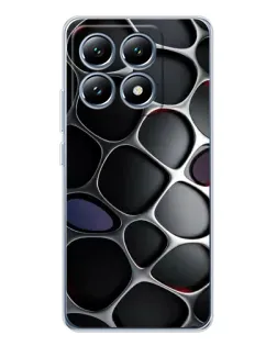 Чехол для Xiaomi 15 Pro с картинкой «Объемная темная решетка» Чехол для Xiaomi 15 Pro с картинкой «Объемная темная решетка»