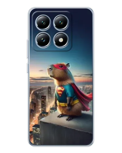 Чехол для Xiaomi 15 Pro с картинкой «Капи-мен супергерой»