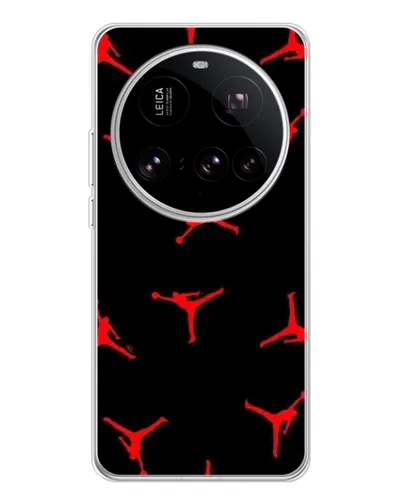 Чехол для Xiaomi 15 Ultra с картинкой «Jordan Red Pattern»