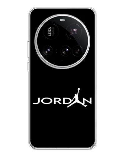 Чехол для Xiaomi 15 Ultra с картинкой «Jordan White Logo»