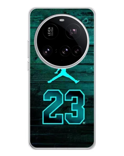 Чехол для Xiaomi 15 Ultra с картинкой «Jordan Cyan 23»