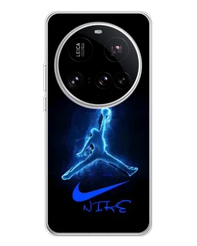 Чехол для Xiaomi 15 Ultra с картинкой «Jordan Neon Blue»