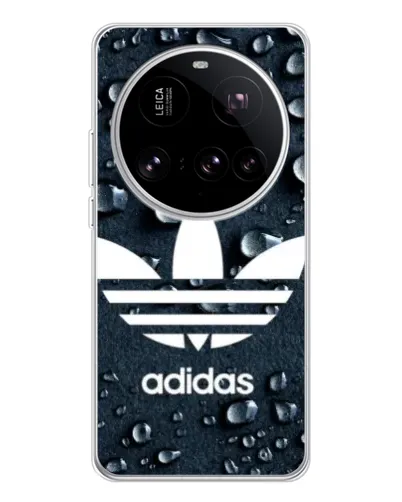 Чехол для Xiaomi 15 Ultra с картинкой «Adidas Trefoil Blue»