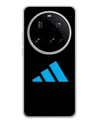 Чехол для Xiaomi 15 Ultra с картинкой «Adidas Cyan Logo»