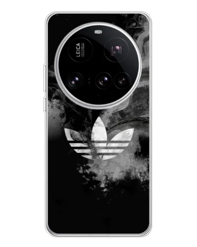 Чехол для Xiaomi 15 Ultra с картинкой «Абстрактный дым Adidas»