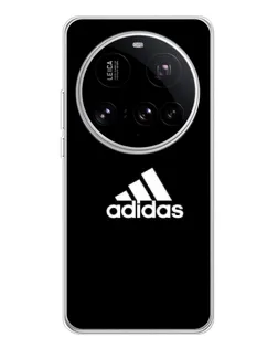 Чехол для Xiaomi 15 Ultra с картинкой «Черная классика Adidas»