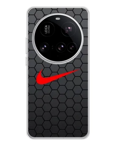 Чехол для Xiaomi 15 Ultra с картинкой «Nike — карбоновая сетка»