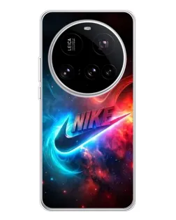 Чехол для Xiaomi 15 Ultra с картинкой «Огненный логотип Nike»