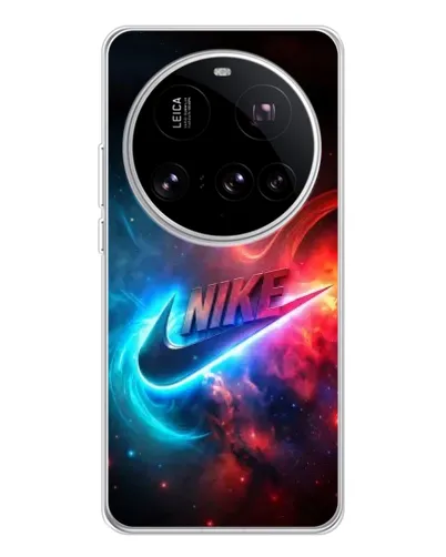 Чехол для Xiaomi 15 Ultra с картинкой «Огненный логотип Nike»