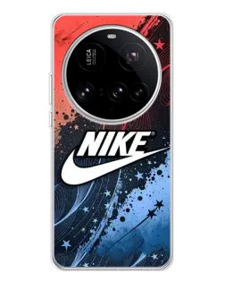 Чехол для Xiaomi 15 Ultra с картинкой «Градиентный принт Найк»