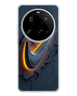 Чехол для Xiaomi 15 Ultra с картинкой «Объемный логотип Найк»