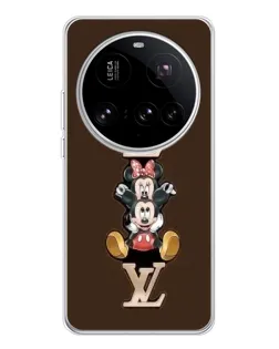 Чехол для Xiaomi 15 Ultra с картинкой «LV и Микки Маус»