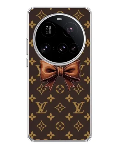 Чехол для Xiaomi 15 Ultra с картинкой «LV с бантом» Чехол для Xiaomi 15 Ultra с картинкой «LV с бантом»