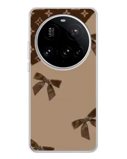 Чехол для Xiaomi 15 Ultra с картинкой «LV — кофейный атлас»