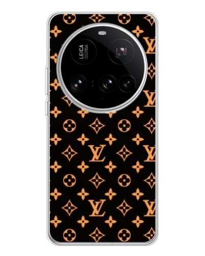 Чехол для Xiaomi 15 Ultra с картинкой «Золотая монограмма LV» Чехол для Xiaomi 15 Ultra с картинкой «Золотая монограмма LV»