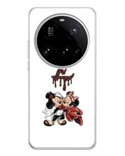 Чехол для Xiaomi 15 Ultra с картинкой «LV и Микки Маус»