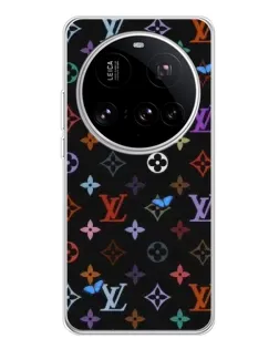 Чехол для Xiaomi 15 Ultra с картинкой «Цветная монограмма LV»