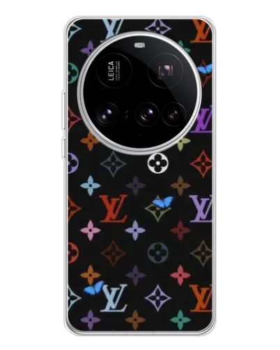 Чехол для Xiaomi 15 Ultra с картинкой «Цветная монограмма LV» Чехол для Xiaomi 15 Ultra с картинкой «Цветная монограмма LV»