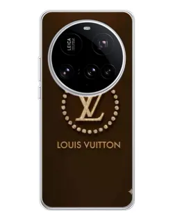 Чехол для Xiaomi 15 Ultra с картинкой «LV — золотая печать»