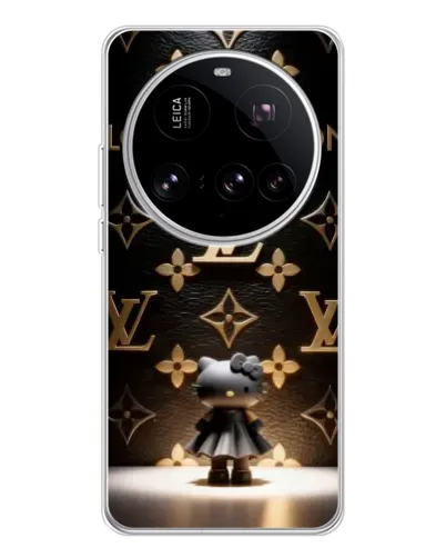 Чехол для Xiaomi 15 Ultra с картинкой «Монограмма с фигурой» Чехол для Xiaomi 15 Ultra с картинкой «Монограмма с фигурой»