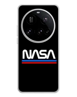 Чехол для Xiaomi 15 Ultra с картинкой «NASA — классика Red Blue» Чехол для Xiaomi 15 Ultra с картинкой «NASA — классика Red Blue»