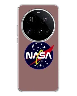 Чехол для Xiaomi 15 Ultra с картинкой «NASA — ретро космос» Чехол для Xiaomi 15 Ultra с картинкой «NASA — ретро космос»