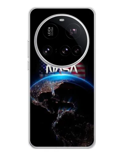 Чехол для Xiaomi 15 Ultra с картинкой «Земля из космоса NASA»