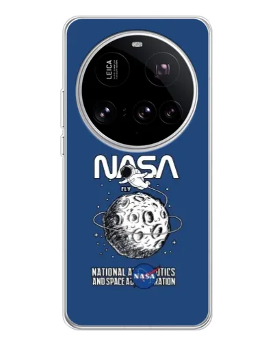 Чехол для Xiaomi 15 Ultra с картинкой «NASA — лунная миссия»