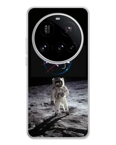 Чехол для Xiaomi 15 Ultra с картинкой «Астронавт на Луне»