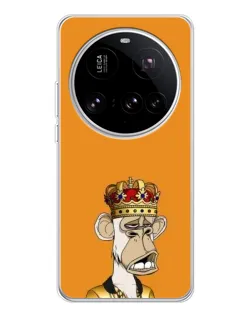 Чехол для Xiaomi 15 Ultra с картинкой «Золотая обезьяна Bored Ape»