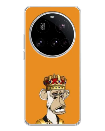 Чехол для Xiaomi 15 Ultra с картинкой «Золотая обезьяна Bored Ape»