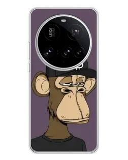 Чехол для Xiaomi 15 Ultra с картинкой «Bored Ape в кепке»