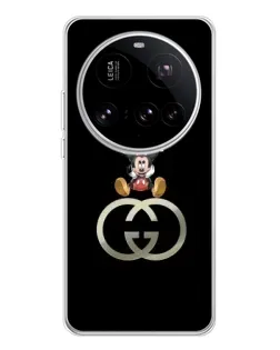 Чехол для Xiaomi 15 Ultra с картинкой «Минни Маус на лого» Чехол для Xiaomi 15 Ultra с картинкой «Минни Маус на лого»