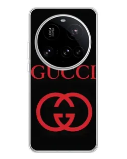 Чехол для Xiaomi 15 Ultra с картинкой «Gucci — красный логотип» Чехол для Xiaomi 15 Ultra с картинкой «Gucci — красный логотип»