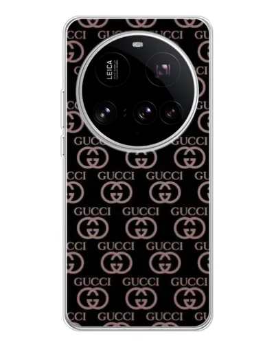Чехол для Xiaomi 15 Ultra с картинкой «Классическая монограмма Gucci»