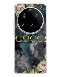 Чехол для Xiaomi 15 Ultra с картинкой «Абстрактные цветы Gucci» Чехол для Xiaomi 15 Ultra с картинкой «Абстрактные цветы Gucci»