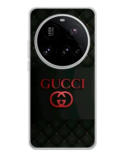 Чехол для Xiaomi 15 Ultra с картинкой «Gucci — стеганый черный»