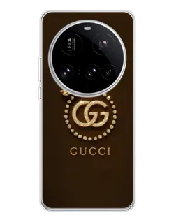 Чехол для Xiaomi 15 Ultra с картинкой «Gucci — золотая бабочка» Чехол для Xiaomi 15 Ultra с картинкой «Gucci — золотая бабочка»