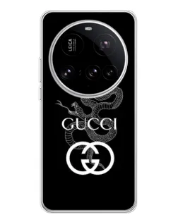 Чехол для Xiaomi 15 Ultra с картинкой «Gucci — серебряная змея» Чехол для Xiaomi 15 Ultra с картинкой «Gucci — серебряная змея»