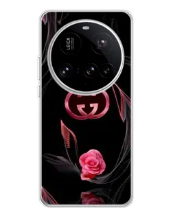 Чехол для Xiaomi 15 Ultra с картинкой «Gucci — неоновая роза» Чехол для Xiaomi 15 Ultra с картинкой «Gucci — неоновая роза»