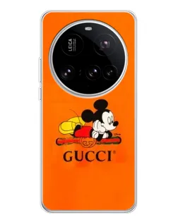 Чехол для Xiaomi 15 Ultra с картинкой «Микки Маус Gucci — оранж» Чехол для Xiaomi 15 Ultra с картинкой «Микки Маус Gucci — оранж»