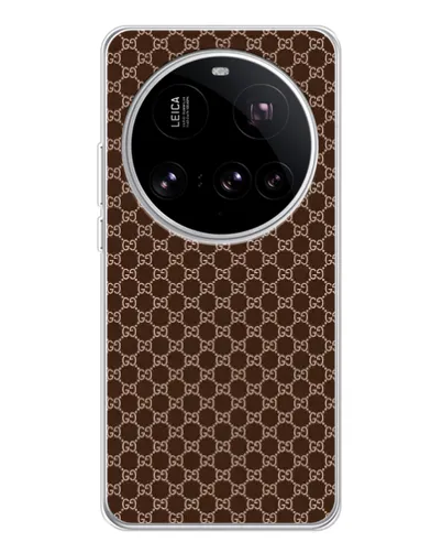 Чехол для Xiaomi 15 Ultra с картинкой «Gucci — шоколадная сетка» Чехол для Xiaomi 15 Ultra с картинкой «Gucci — шоколадная сетка»