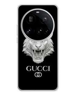 Чехол для Xiaomi 15 Ultra с картинкой «Gucci — серебряный лев» Чехол для Xiaomi 15 Ultra с картинкой «Gucci — серебряный лев»