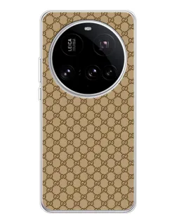 Чехол для Xiaomi 15 Ultra с картинкой «Gucci — классический беж» Чехол для Xiaomi 15 Ultra с картинкой «Gucci — классический беж»