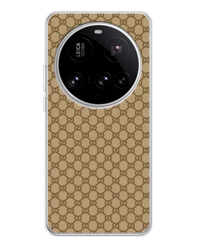 Чехол для Xiaomi 15 Ultra с картинкой «Gucci — классический беж» Чехол для Xiaomi 15 Ultra с картинкой «Gucci — классический беж»
