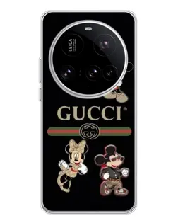 Чехол для Xiaomi 15 Ultra с картинкой «Gucci — герои Disney и монограмма» Чехол для Xiaomi 15 Ultra с картинкой «Gucci — герои Disney и монограмма»